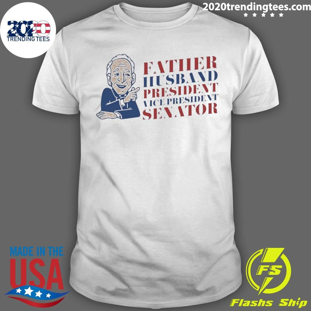 Awesome Joe Biden Father Husband President Vice - Adult & Kids T-Shirts, Sweatshirts & Hoodies apparel design preview 1