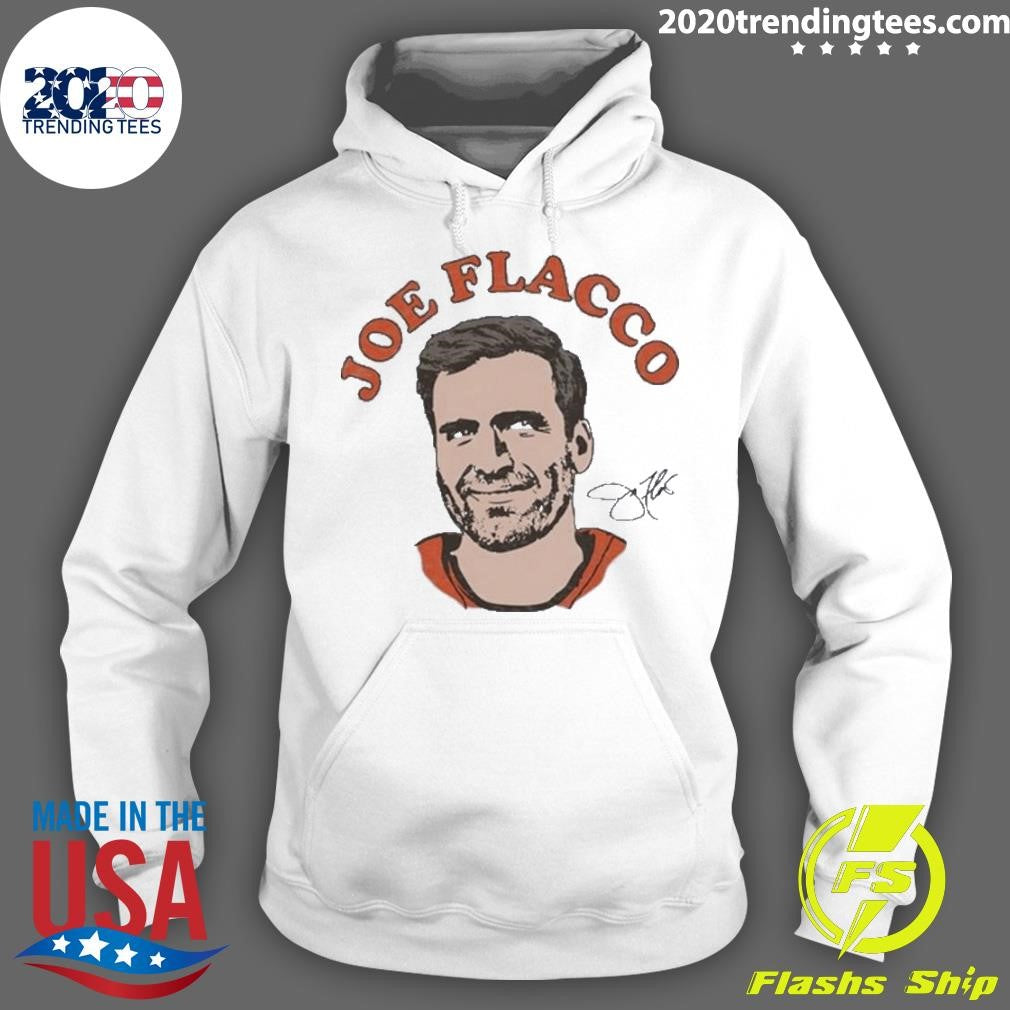 Awesome Joe Flacco Ash Signature 2024 - Adult & Kids T-Shirts, Sweatshirts & Hoodies apparel design preview 2