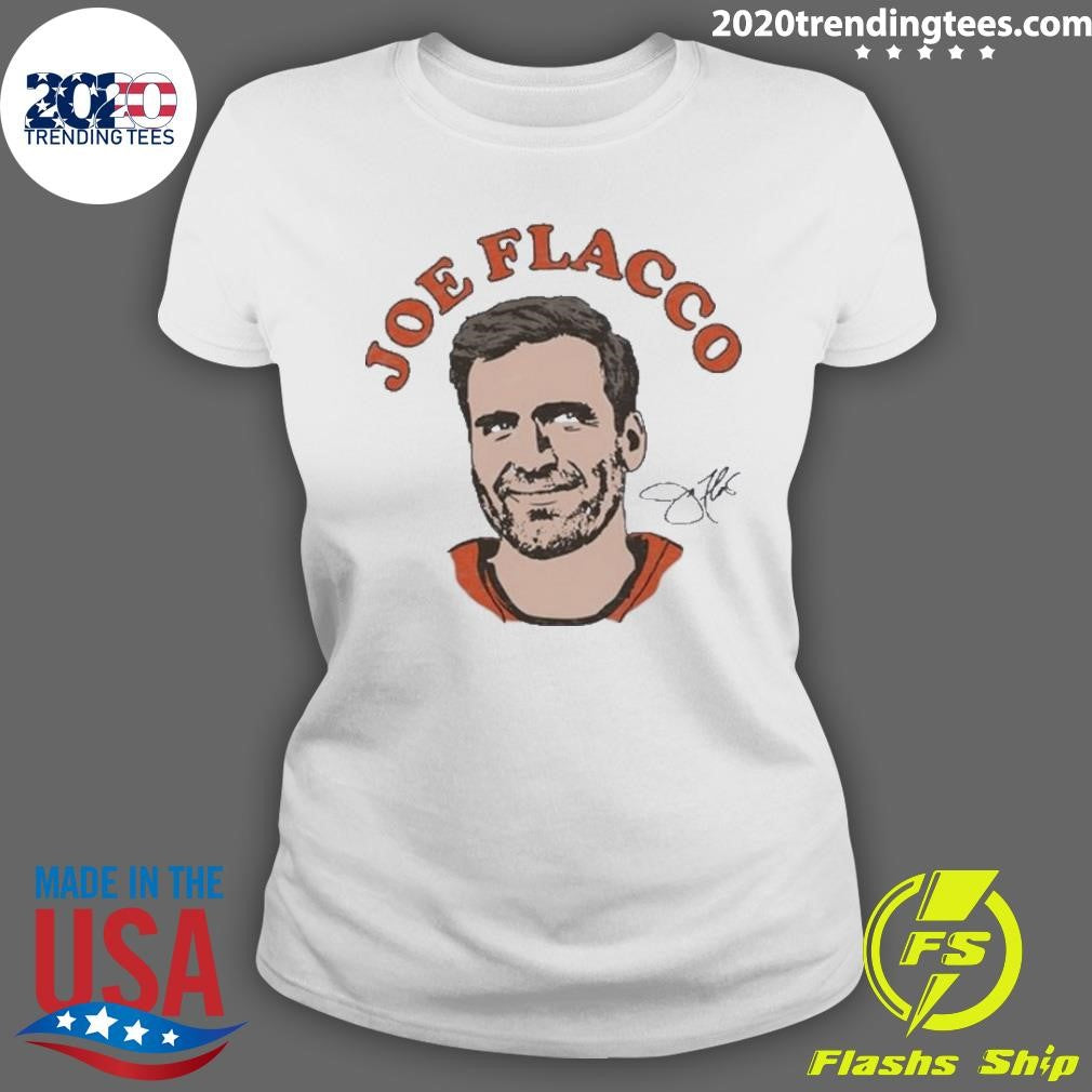 Awesome Joe Flacco Ash Signature 2024 - Adult & Kids T-Shirts, Sweatshirts & Hoodies apparel design preview 3