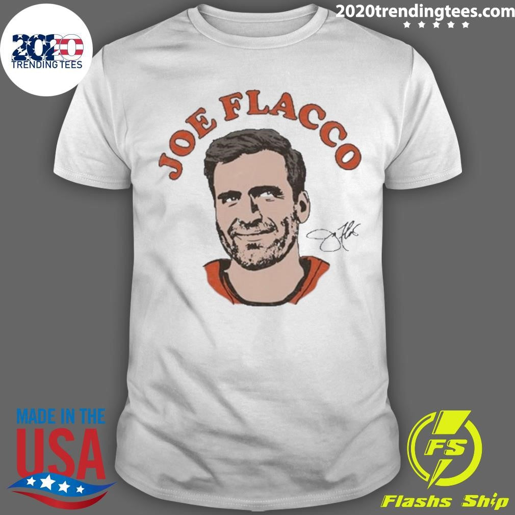 Awesome Joe Flacco Ash Signature 2024 - Adult & Kids T-Shirts, Sweatshirts & Hoodies apparel design preview 1