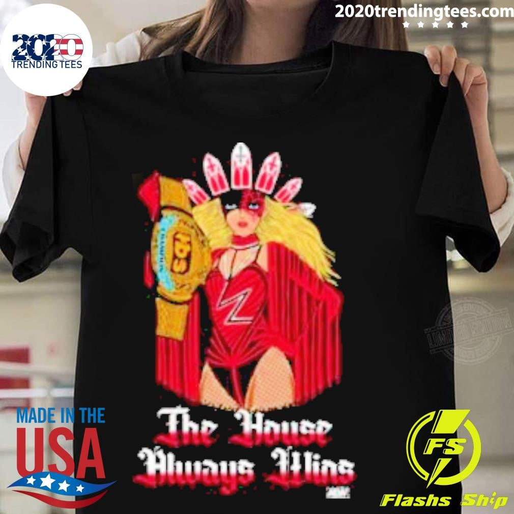 Awesome Julia Hart The House Always Wins - Adult & Kids T-Shirts, Sweatshirts & Hoodies apparel design preview 1