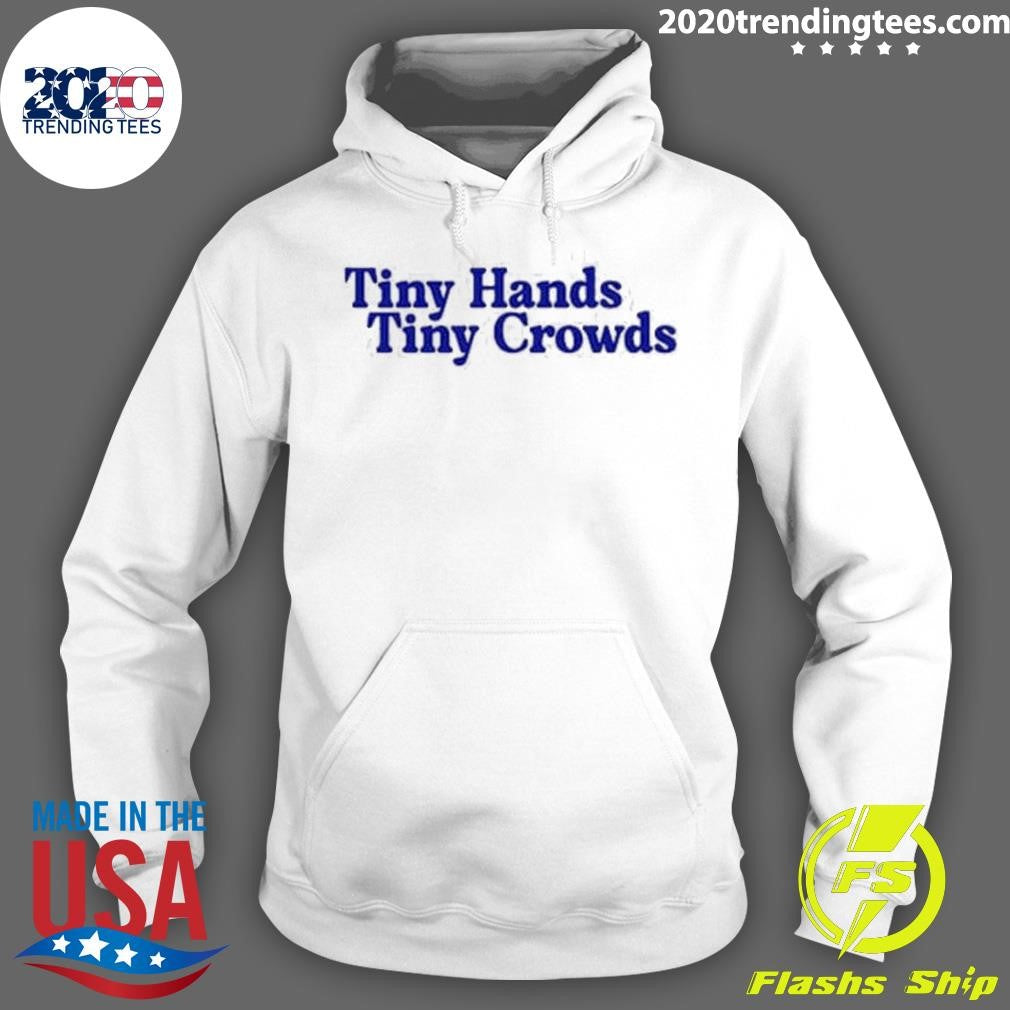 Awesome Kamala Harris Tiny Hands Crowds - Adult & Kids T-Shirts, Sweatshirts & Hoodies apparel design preview 2