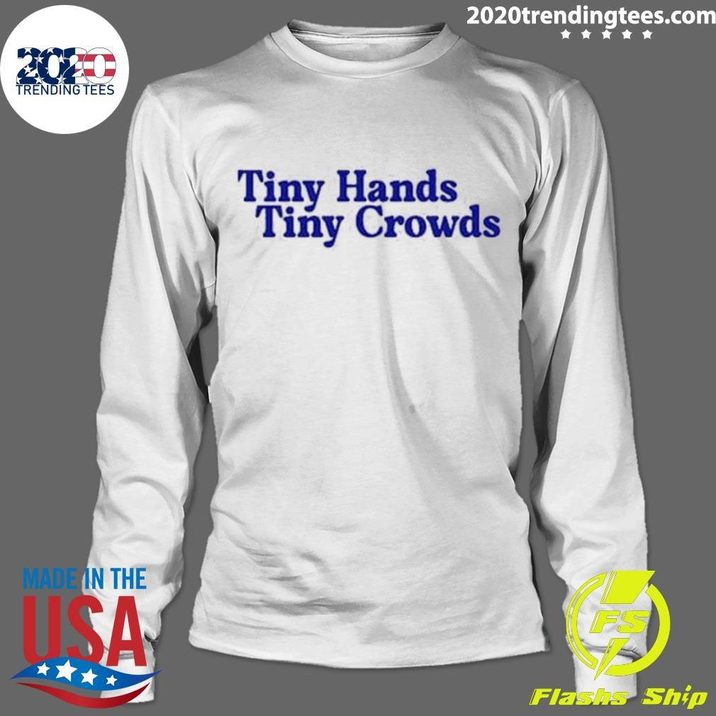 Awesome Kamala Harris Tiny Hands Crowds - Adult & Kids T-Shirts, Sweatshirts & Hoodies apparel design preview 4