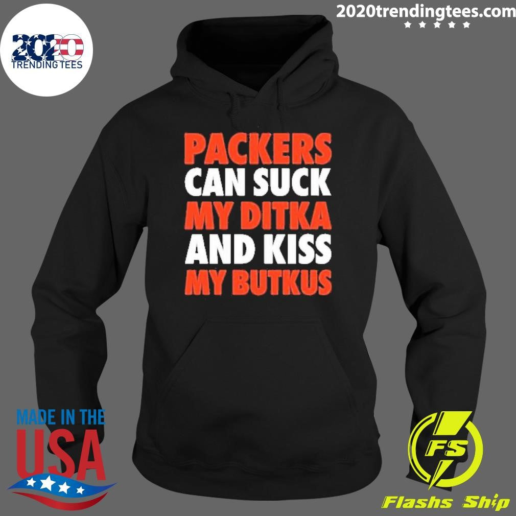 Awesome Lyndsay Wearing Packers Can Suck My Ditka And - Adult & Kids T-Shirts, Sweatshirts & Hoodies apparel design preview 2