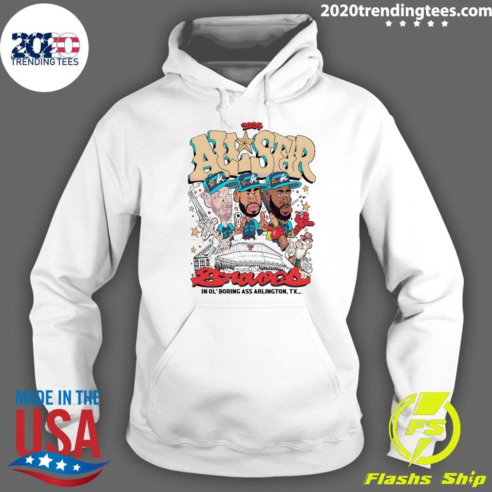 Awesome MLB 2024 All Star Game Atlanta Braves - Adult & Kids T-Shirts, Sweatshirts & Hoodies apparel design preview 2