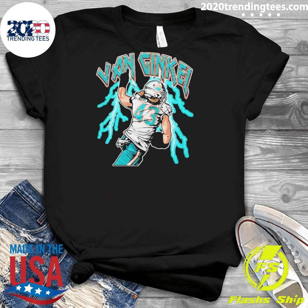 Awesome Miami Dolphins Merch Van Ginkel - Adult & Kids T-Shirts, Sweatshirts & Hoodies apparel design preview 3