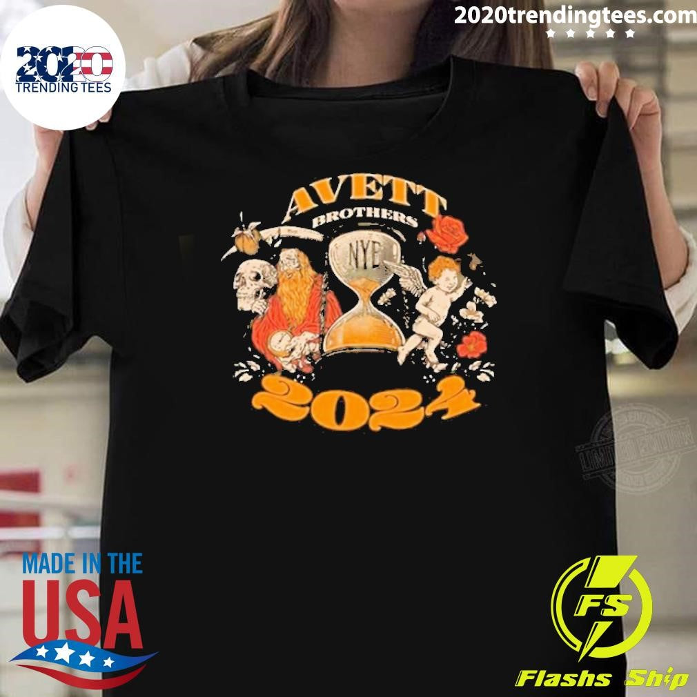 Awesome Nice The Avett Brothers Nye 2024 Event - Adult & Kids T-Shirts, Sweatshirts & Hoodies apparel design preview 1