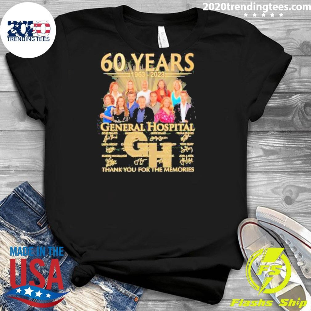 Awesome Original General Hospital 60 Years 1963 2023 - Adult & Kids T-Shirts, Sweatshirts & Hoodies apparel design preview 3