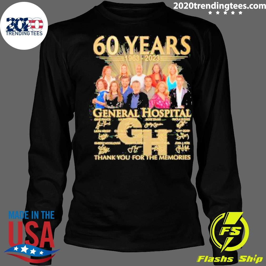 Awesome Original General Hospital 60 Years 1963 2023 - Adult & Kids T-Shirts, Sweatshirts & Hoodies apparel design preview 4