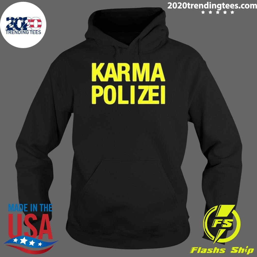 Awesome Pleasures Karma Polizei - Adult & Kids T-Shirts, Sweatshirts & Hoodies apparel design preview 2