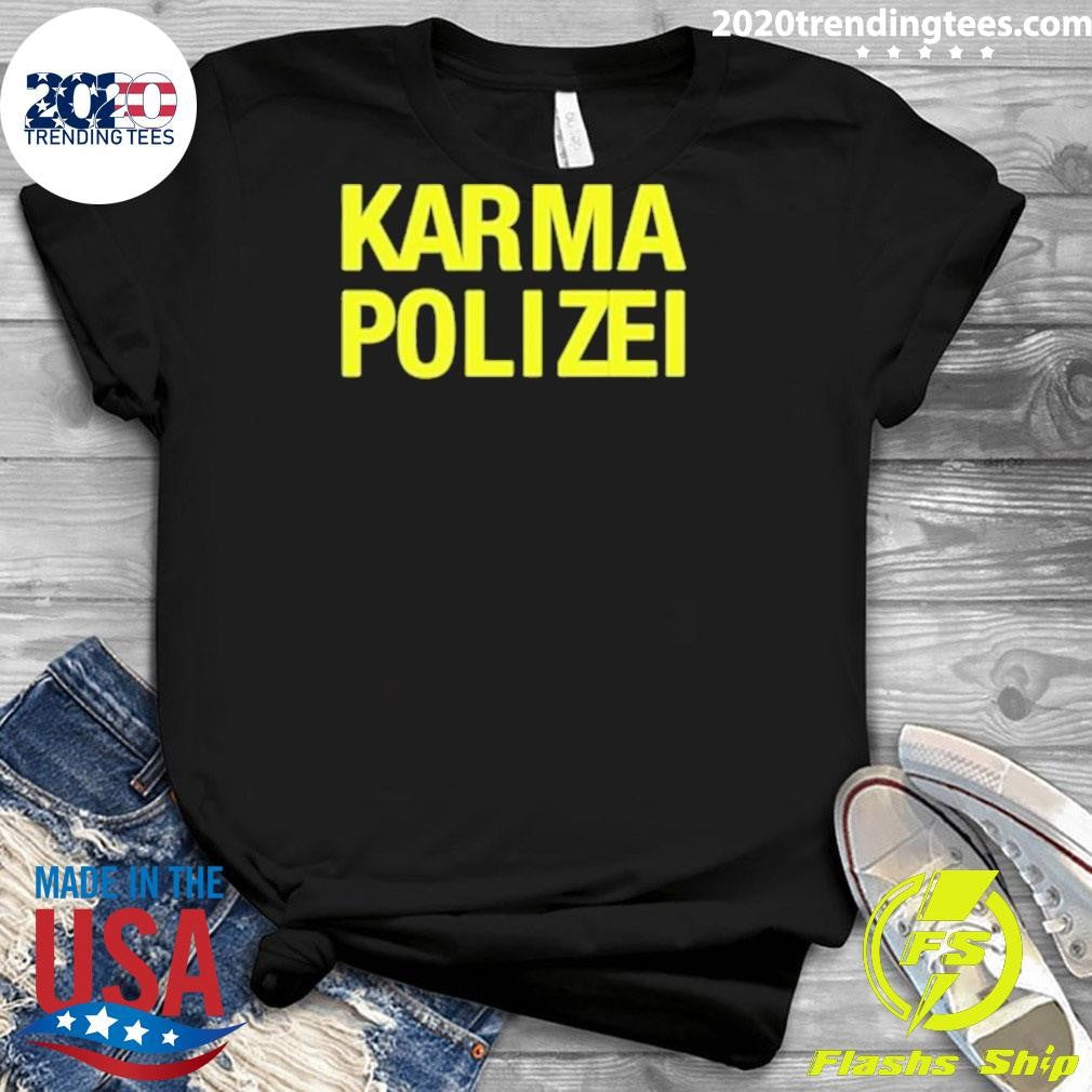 Awesome Pleasures Karma Polizei - Adult & Kids T-Shirts, Sweatshirts & Hoodies apparel design preview 3
