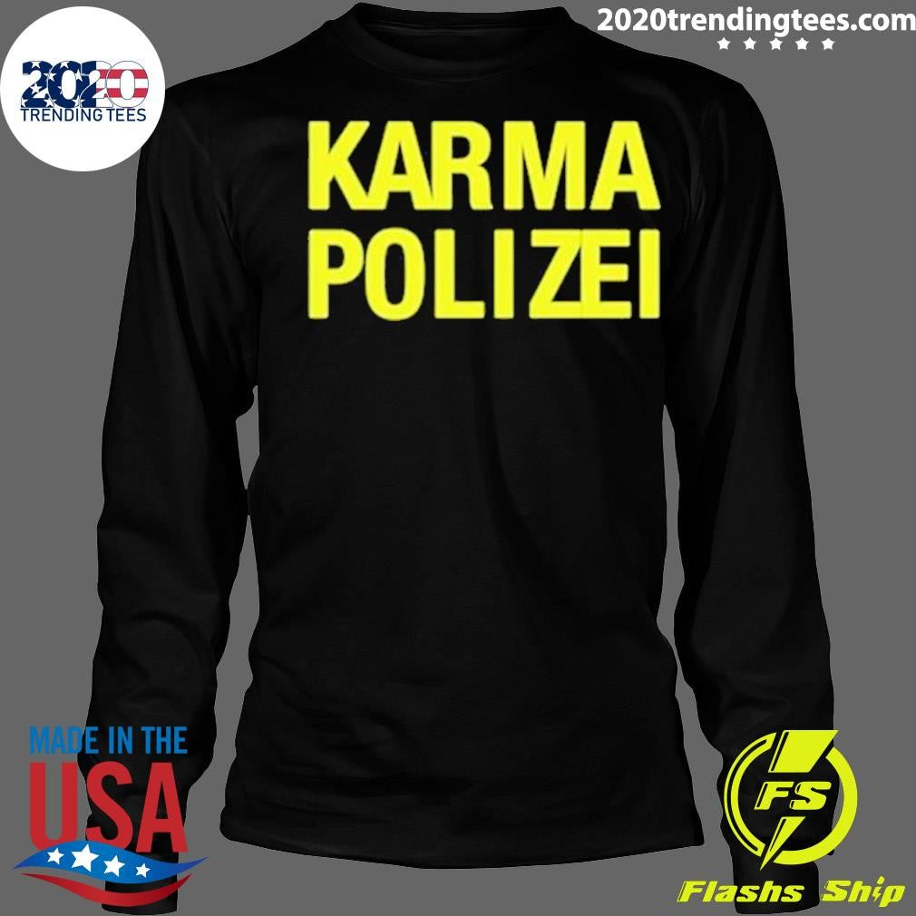 Awesome Pleasures Karma Polizei - Adult & Kids T-Shirts, Sweatshirts & Hoodies apparel design preview 4
