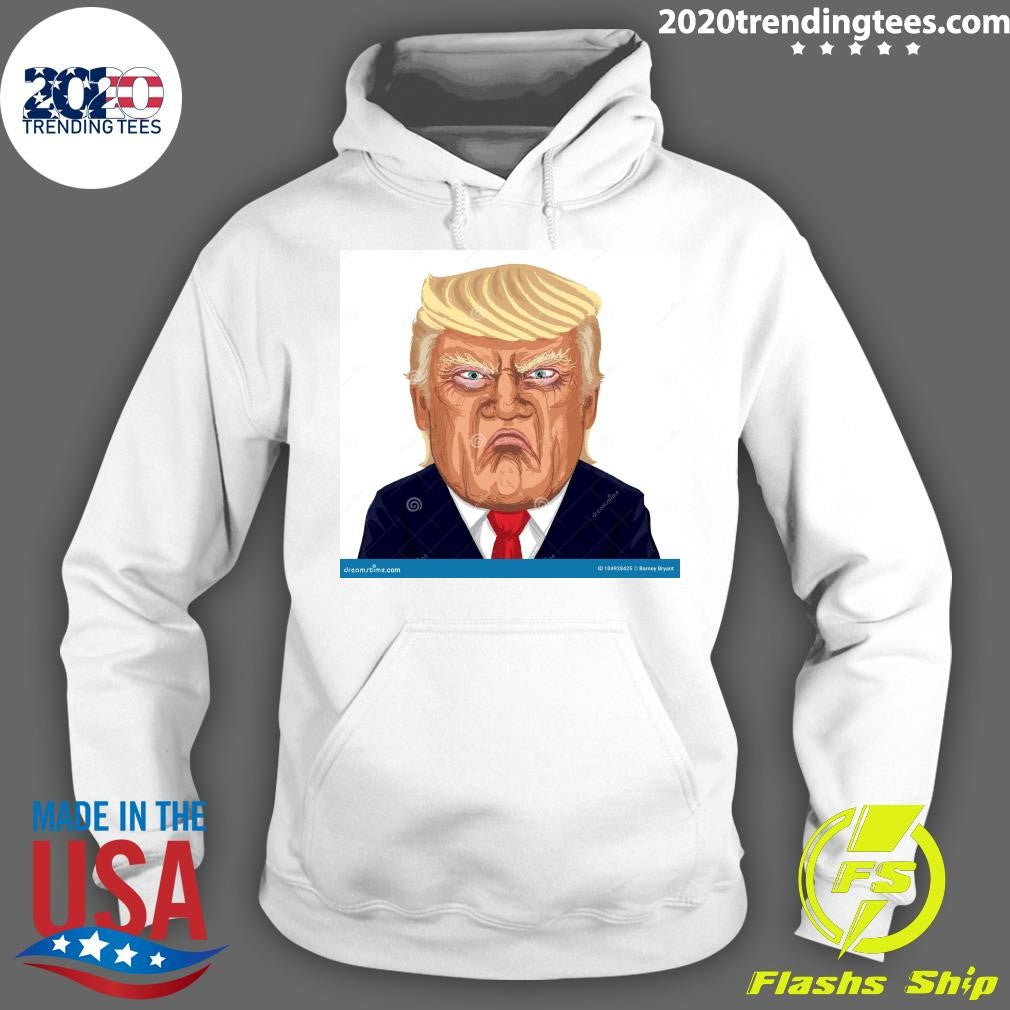 Awesome Portrait Of American President Donald Trump - Adult & Kids T-Shirts, Sweatshirts & Hoodies apparel design preview 2