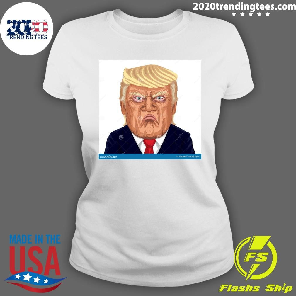 Awesome Portrait Of American President Donald Trump - Adult & Kids T-Shirts, Sweatshirts & Hoodies apparel design preview 3