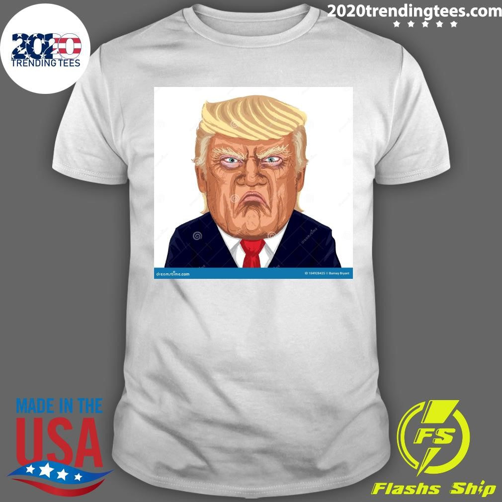 Awesome Portrait Of American President Donald Trump - Adult & Kids T-Shirts, Sweatshirts & Hoodies apparel design preview 1