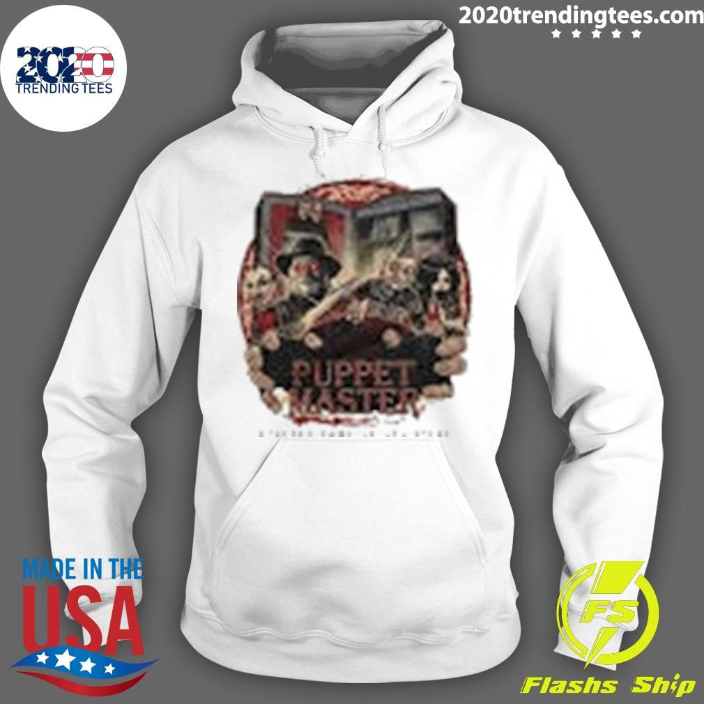 Awesome Puppet Master Killers Come In All Sizes - Adult & Kids T-Shirts, Sweatshirts & Hoodies apparel design preview 2
