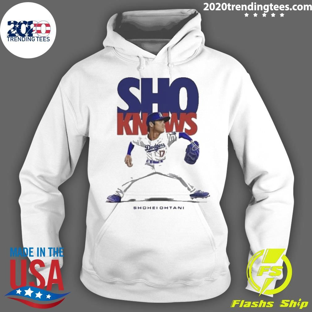 Awesome Shohei Ohtani Sho Knows - Adult & Kids T-Shirts, Sweatshirts & Hoodies apparel design preview 2