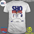 Awesome Shohei Ohtani Sho Knows - Adult & Kids T-Shirts, Sweatshirts & Hoodies apparel design preview 1