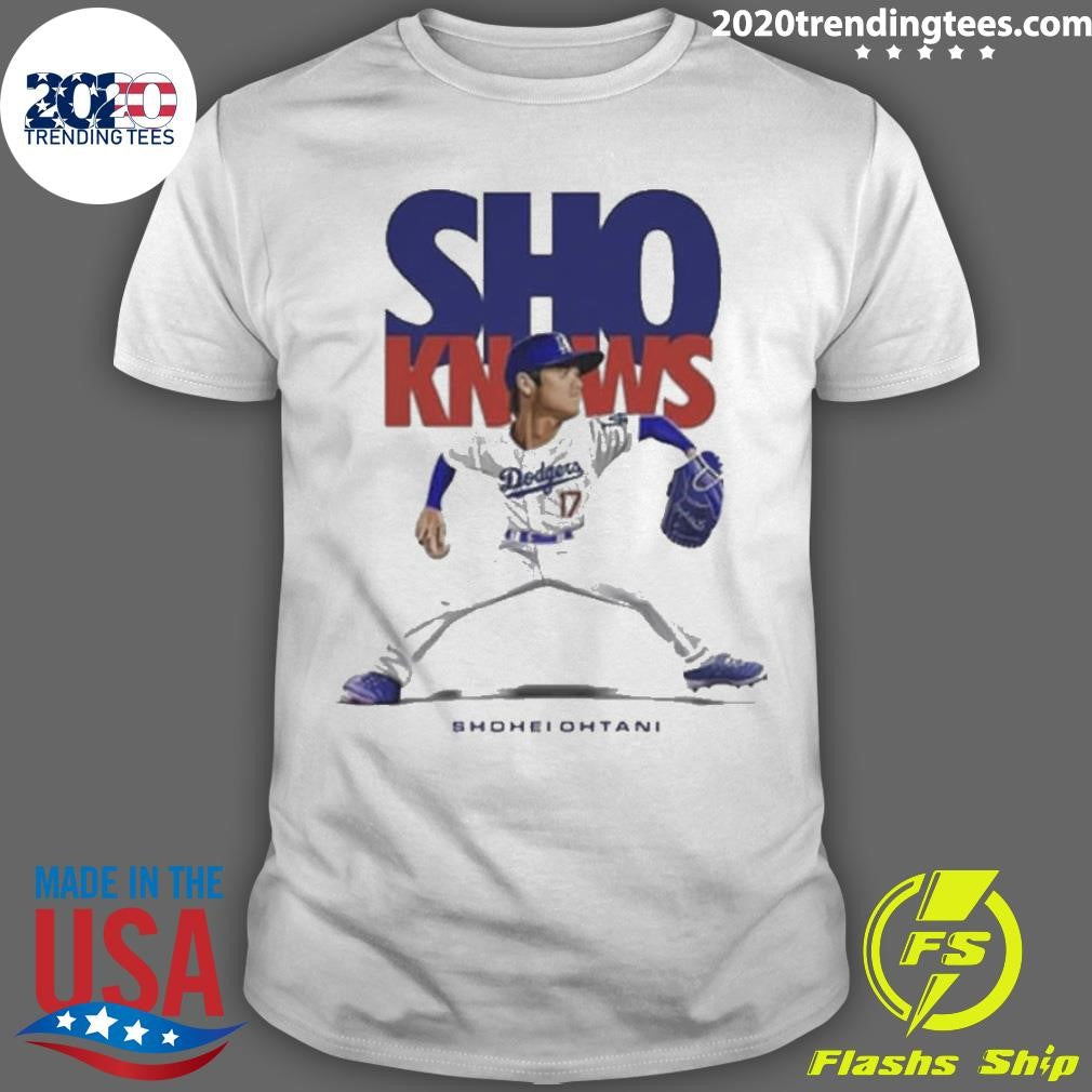 Awesome Shohei Ohtani Sho Knows - Adult & Kids T-Shirts, Sweatshirts & Hoodies apparel design preview 1