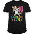 Awesome Since 2010 - Adult & Kids T-Shirts, Sweatshirts & Hoodies apparel design preview 1