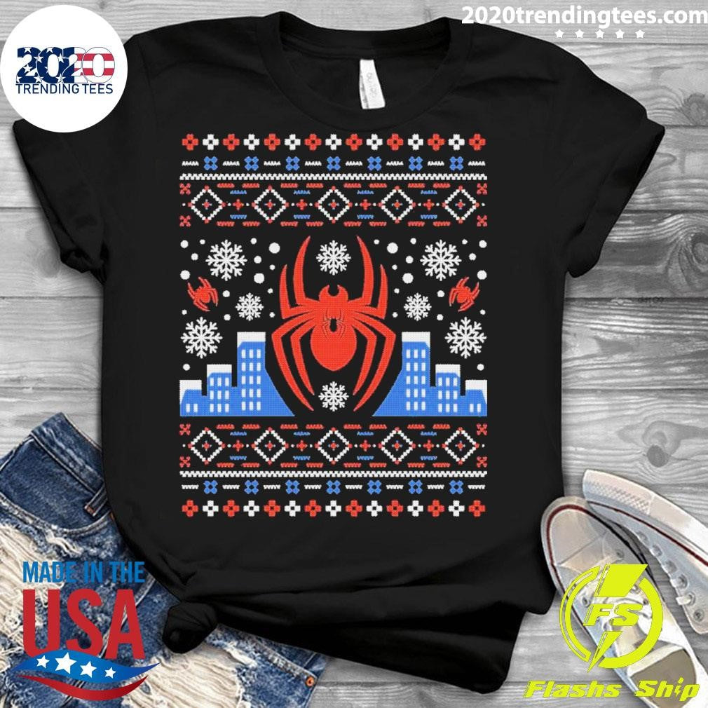 Awesome Spider Ugly Christmas - Adult & Kids T-Shirts, Sweatshirts & Hoodies apparel design preview 3
