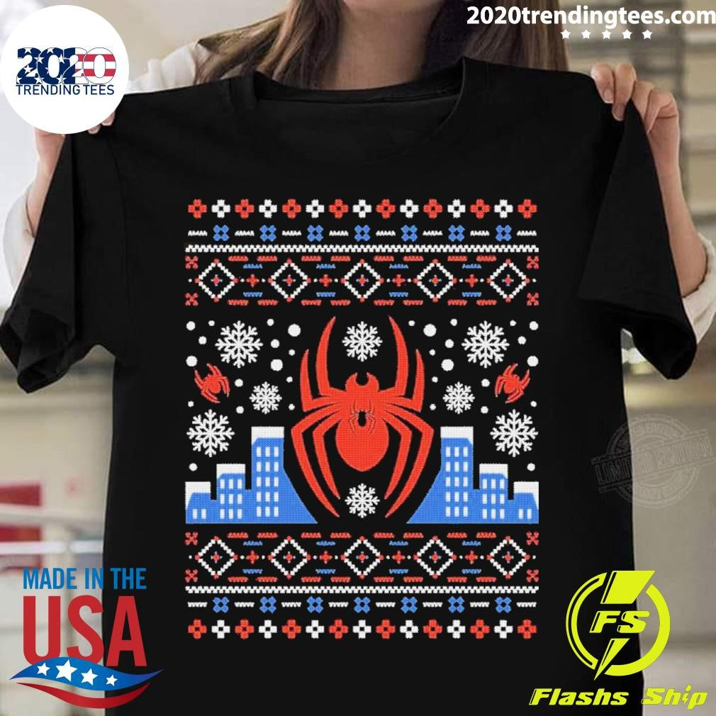 Awesome Spider Ugly Christmas - Adult & Kids T-Shirts, Sweatshirts & Hoodies apparel design preview 1