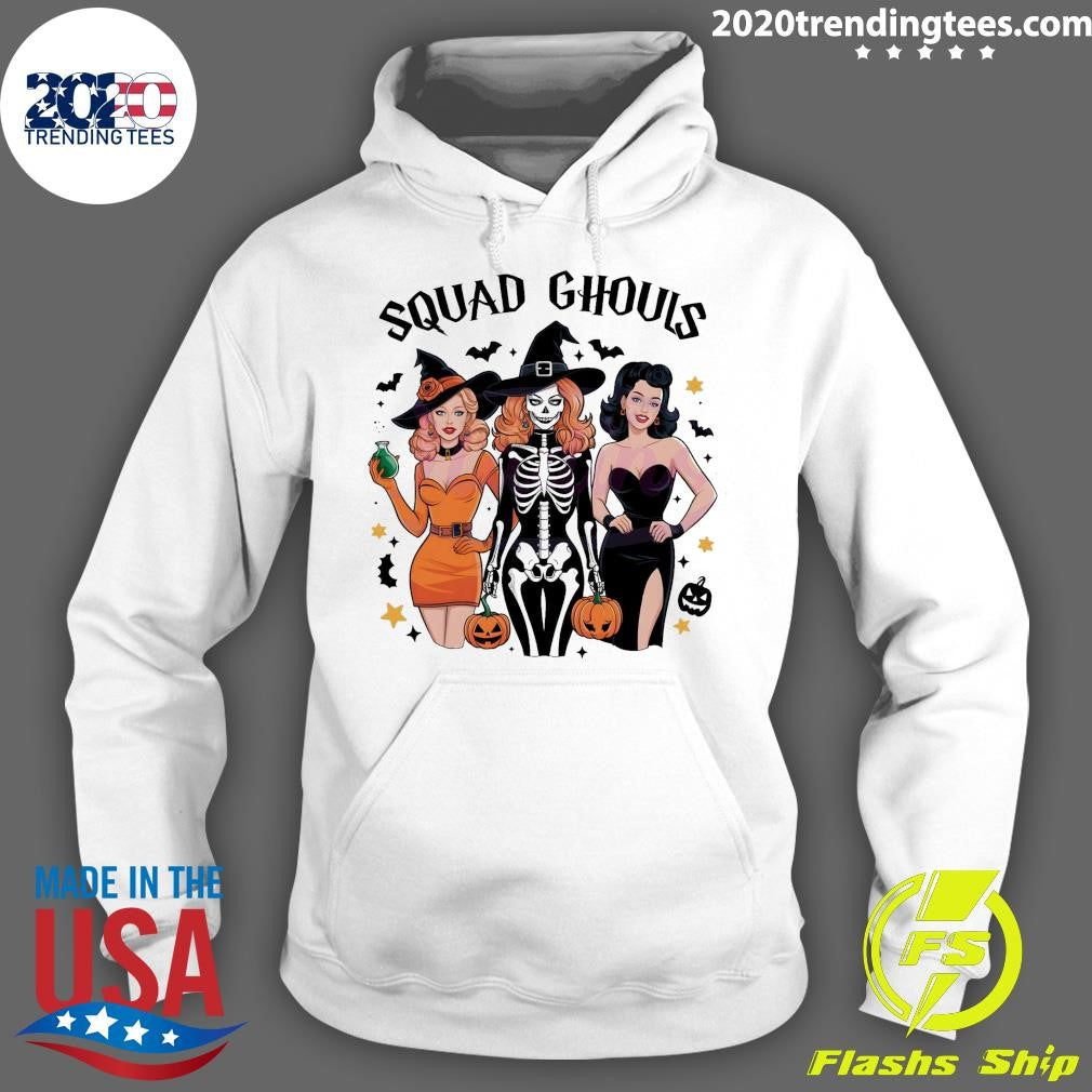 Awesome Squad Ghouls Horror Characters - Adult & Kids T-Shirts, Sweatshirts & Hoodies apparel design preview 2