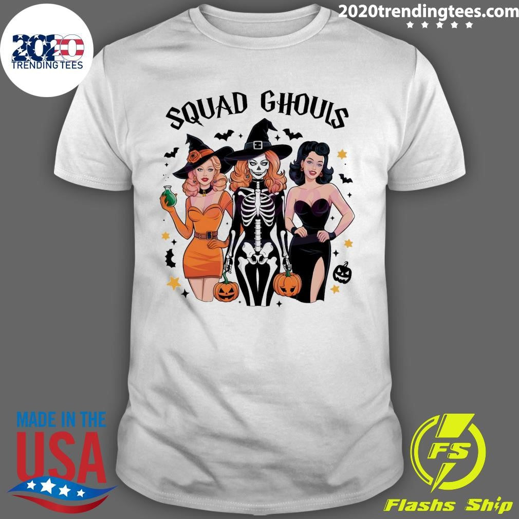 Awesome Squad Ghouls Horror Characters - Adult & Kids T-Shirts, Sweatshirts & Hoodies apparel design preview 1