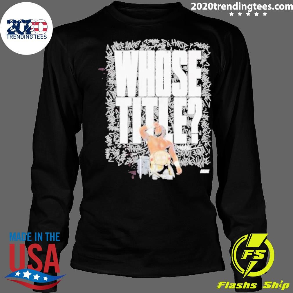 Awesome Swerve Strickland Whose Title - Adult & Kids T-Shirts, Sweatshirts & Hoodies apparel design preview 4