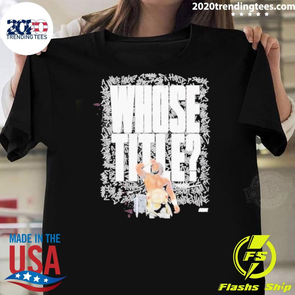 Awesome Swerve Strickland Whose Title - Adult & Kids T-Shirts, Sweatshirts & Hoodies apparel design preview 1