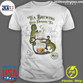 Awesome Tea brewing dual Dragons - Adult & Kids T-Shirts, Sweatshirts & Hoodies apparel design preview 1