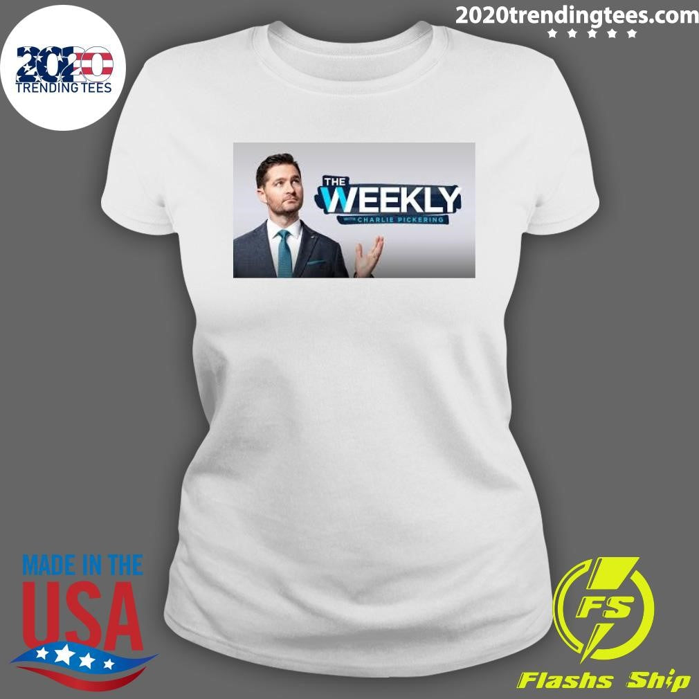 Awesome The Weekly with Charlie Pickering - Adult & Kids T-Shirts, Sweatshirts & Hoodies apparel design preview 3