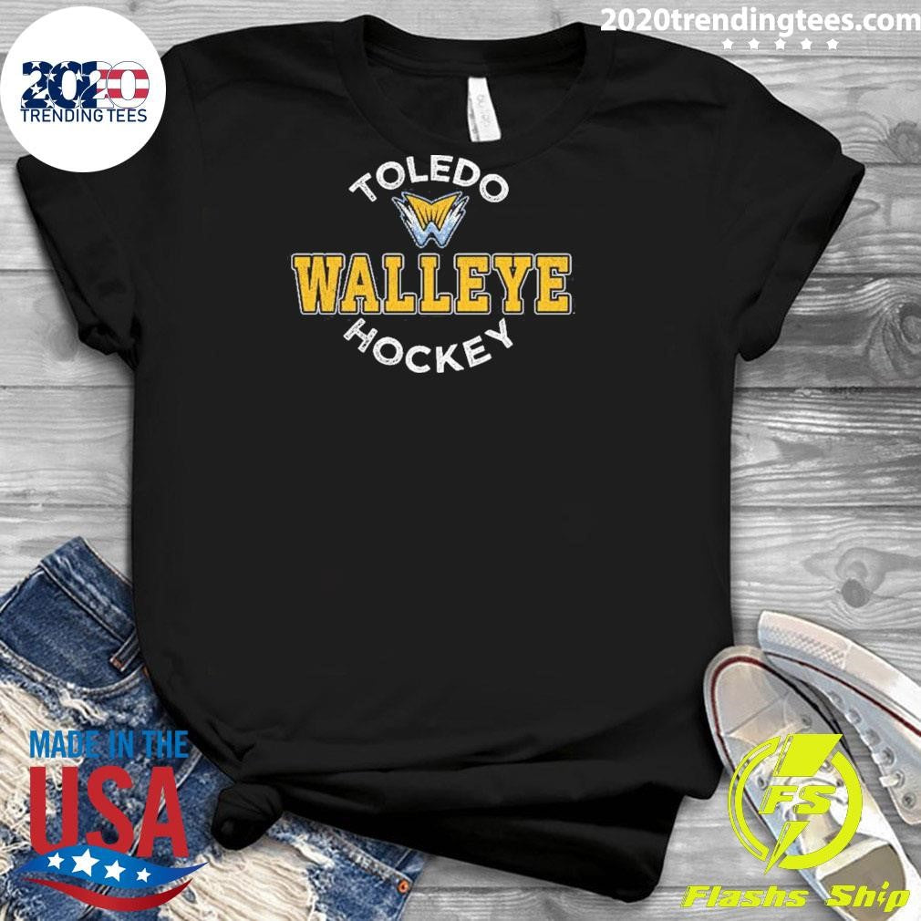 Awesome Toledo Walleye Waterproof Hockey - Adult & Kids T-Shirts, Sweatshirts & Hoodies apparel design preview 3
