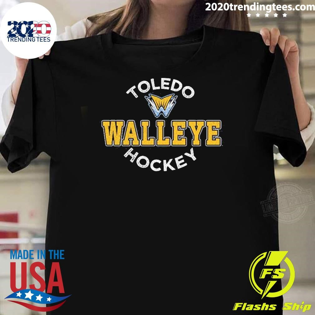 Awesome Toledo Walleye Waterproof Hockey - Adult & Kids T-Shirts, Sweatshirts & Hoodies apparel design preview 1