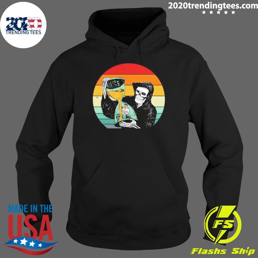 Awesome Vintage Halloween 2024 Grim Reaper - Adult & Kids T-Shirts, Sweatshirts & Hoodies apparel design preview 2