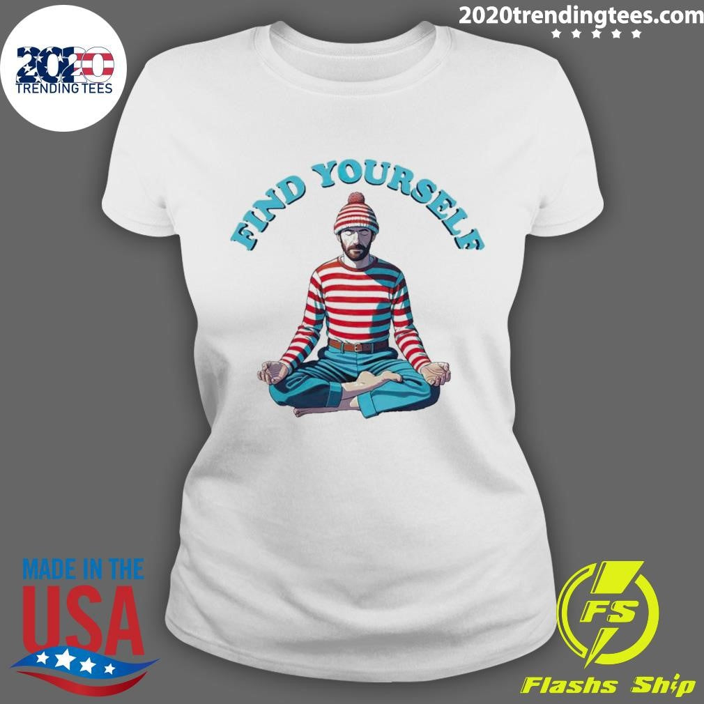 Awesome Where's Waldo Find Yourself - Adult & Kids T-Shirts, Sweatshirts & Hoodies apparel design preview 3
