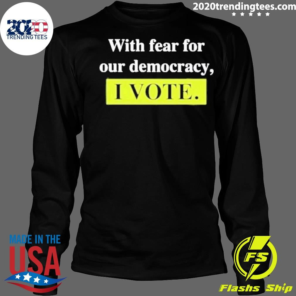 Awesome With Fear For Democracy I Vote Mary Trump - Adult & Kids T-Shirts, Sweatshirts & Hoodies apparel design preview 4