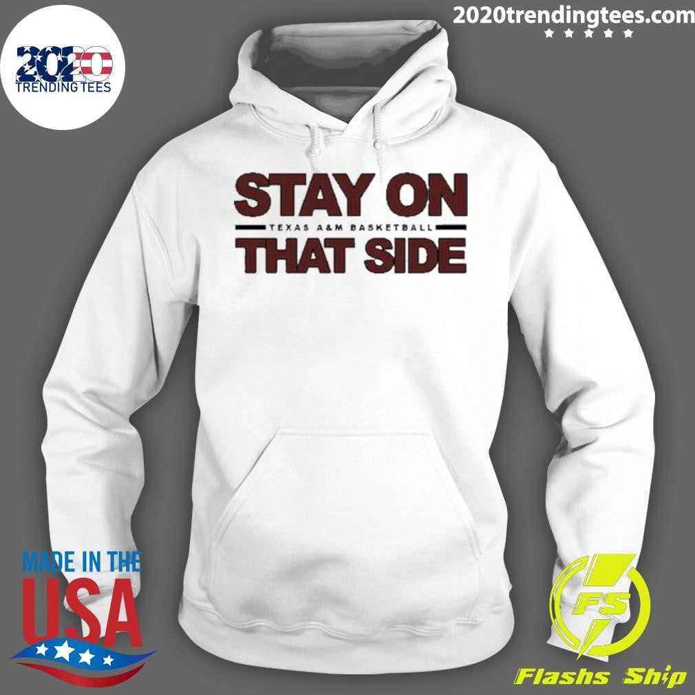 Awesome basketball Stay On That Side 2024 - Adult & Kids T-Shirts, Sweatshirts & Hoodies apparel design preview 2