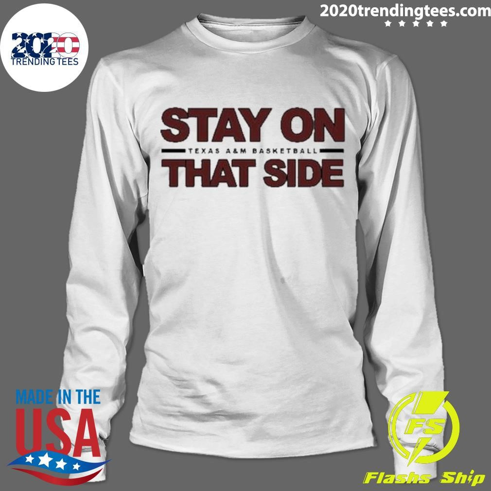 Awesome basketball Stay On That Side 2024 - Adult & Kids T-Shirts, Sweatshirts & Hoodies apparel design preview 4