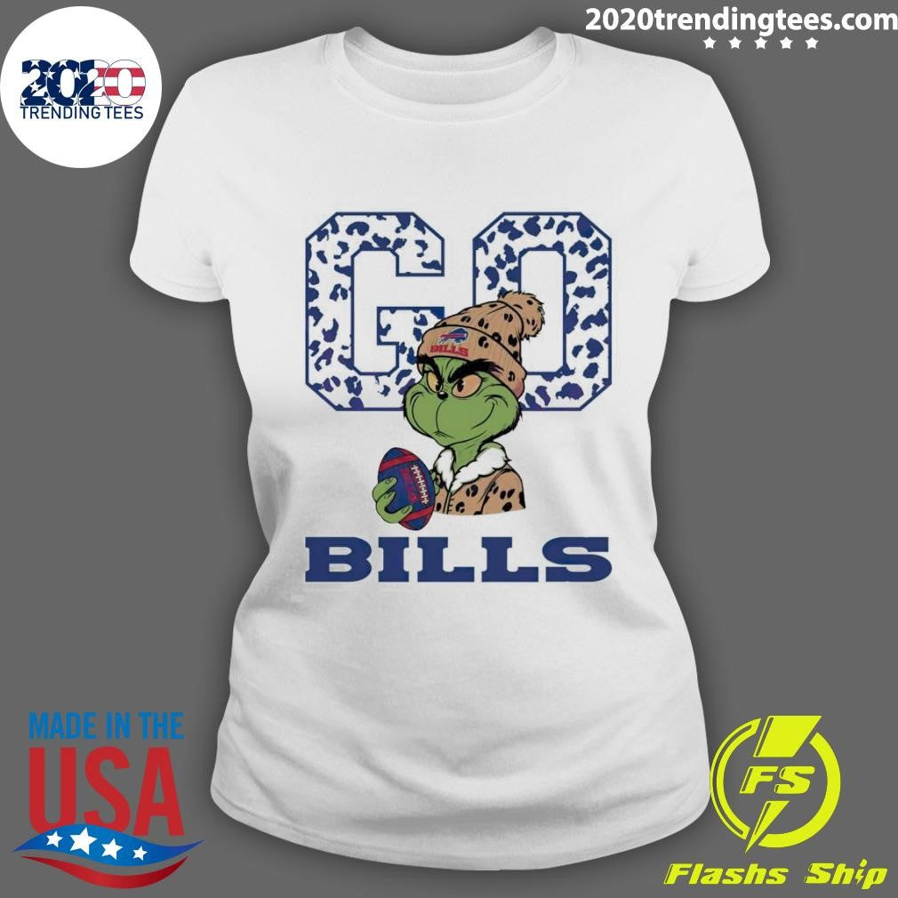 Awesome buffalo Bills Grinch leopard go - Adult & Kids T-Shirts, Sweatshirts & Hoodies apparel design preview 3
