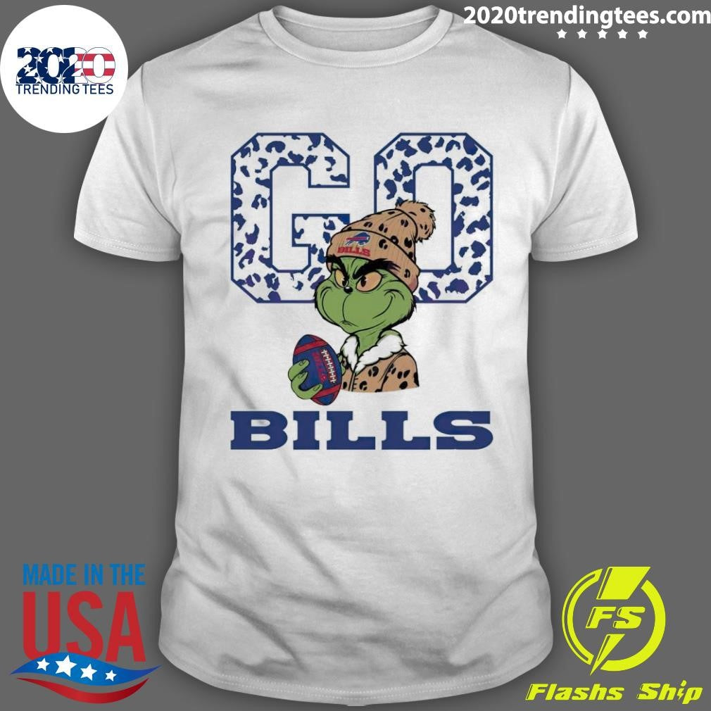 Awesome buffalo Bills Grinch leopard go - Adult & Kids T-Shirts, Sweatshirts & Hoodies apparel design preview 1