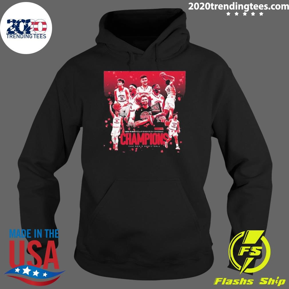 Awesome eastern Washington Men's Basketball 2024 Back - Adult & Kids T-Shirts, Sweatshirts & Hoodies apparel design preview 2