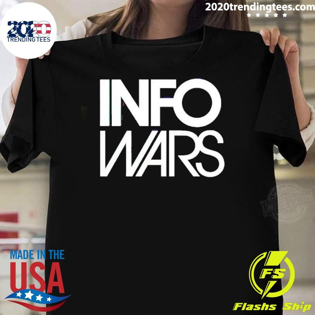 Awesome info Wars Alex Jones Logo - Adult & Kids T-Shirts, Sweatshirts & Hoodies apparel design preview 1