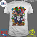 Awesome jomboy Media Super Stache Bros - Adult & Kids T-Shirts, Sweatshirts & Hoodies apparel design preview 1