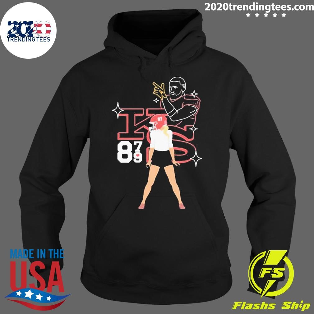 Awesome k&S Kelce Swift 879 - Adult & Kids T-Shirts, Sweatshirts & Hoodies apparel design preview 2