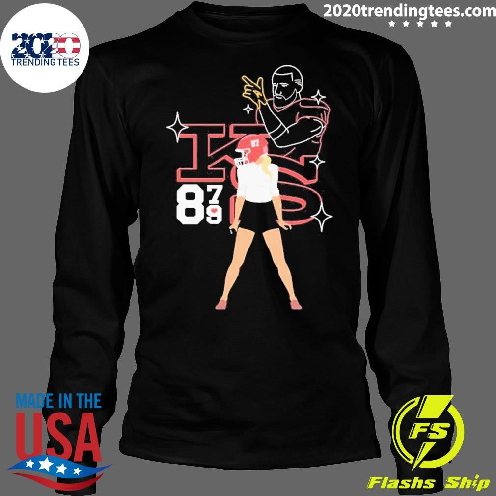 Awesome k&S Kelce Swift 879 - Adult & Kids T-Shirts, Sweatshirts & Hoodies apparel design preview 4