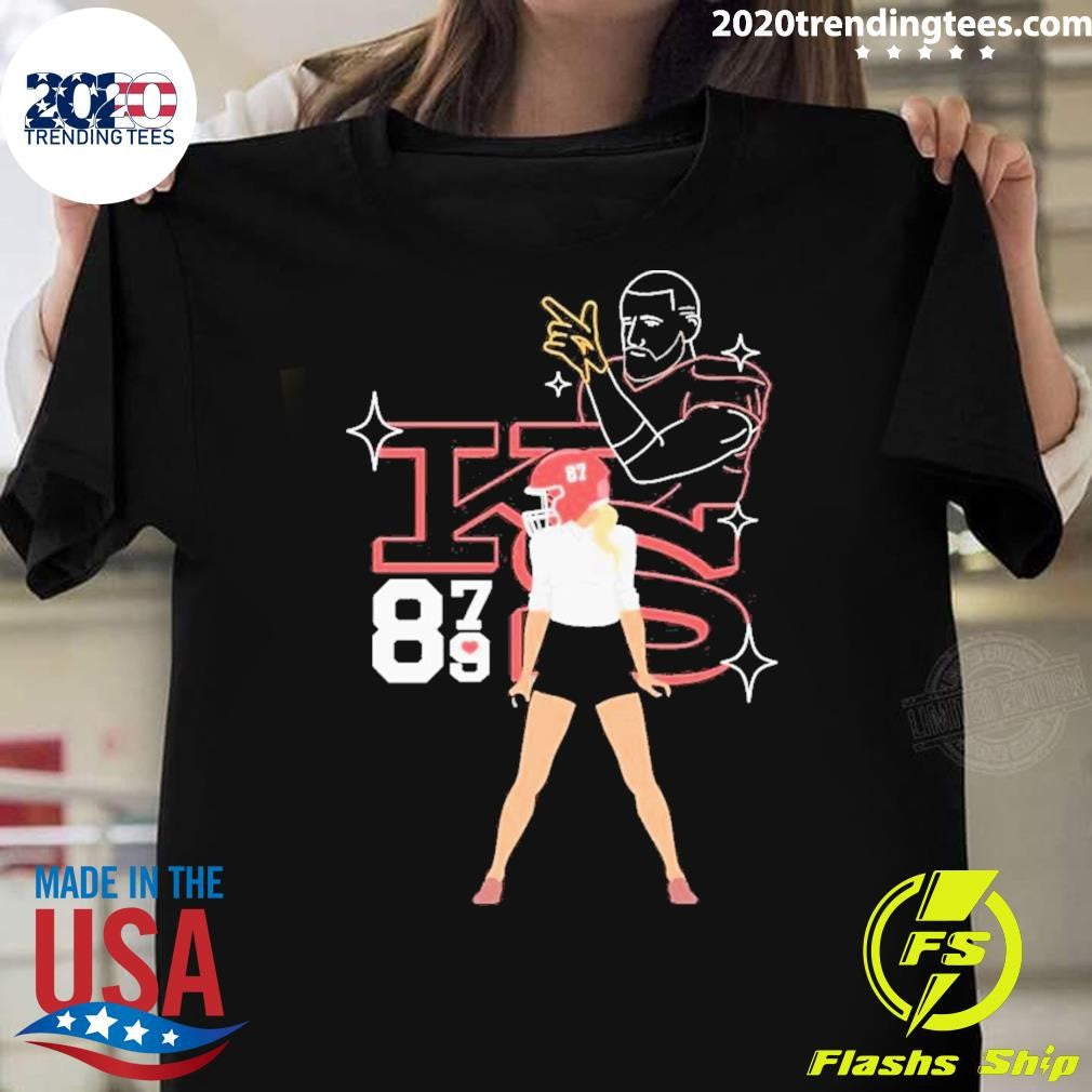 Awesome k&S Kelce Swift 879 - Adult & Kids T-Shirts, Sweatshirts & Hoodies apparel design preview 1