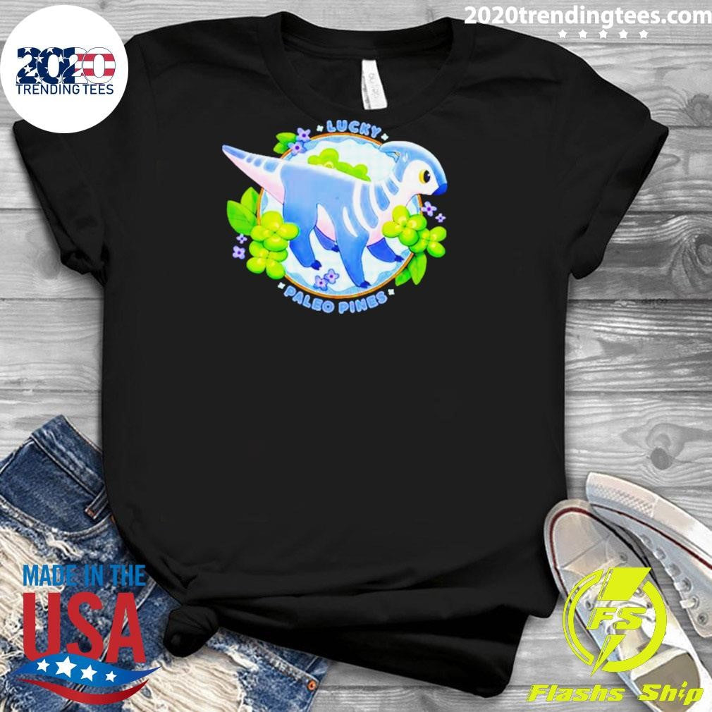 Awesome paleopines Triassea Lucky Paleo Pines - Adult & Kids T-Shirts, Sweatshirts & Hoodies apparel design preview 3