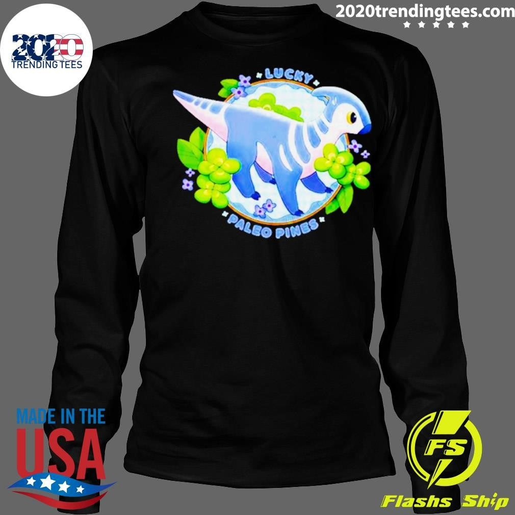 Awesome paleopines Triassea Lucky Paleo Pines - Adult & Kids T-Shirts, Sweatshirts & Hoodies apparel design preview 4