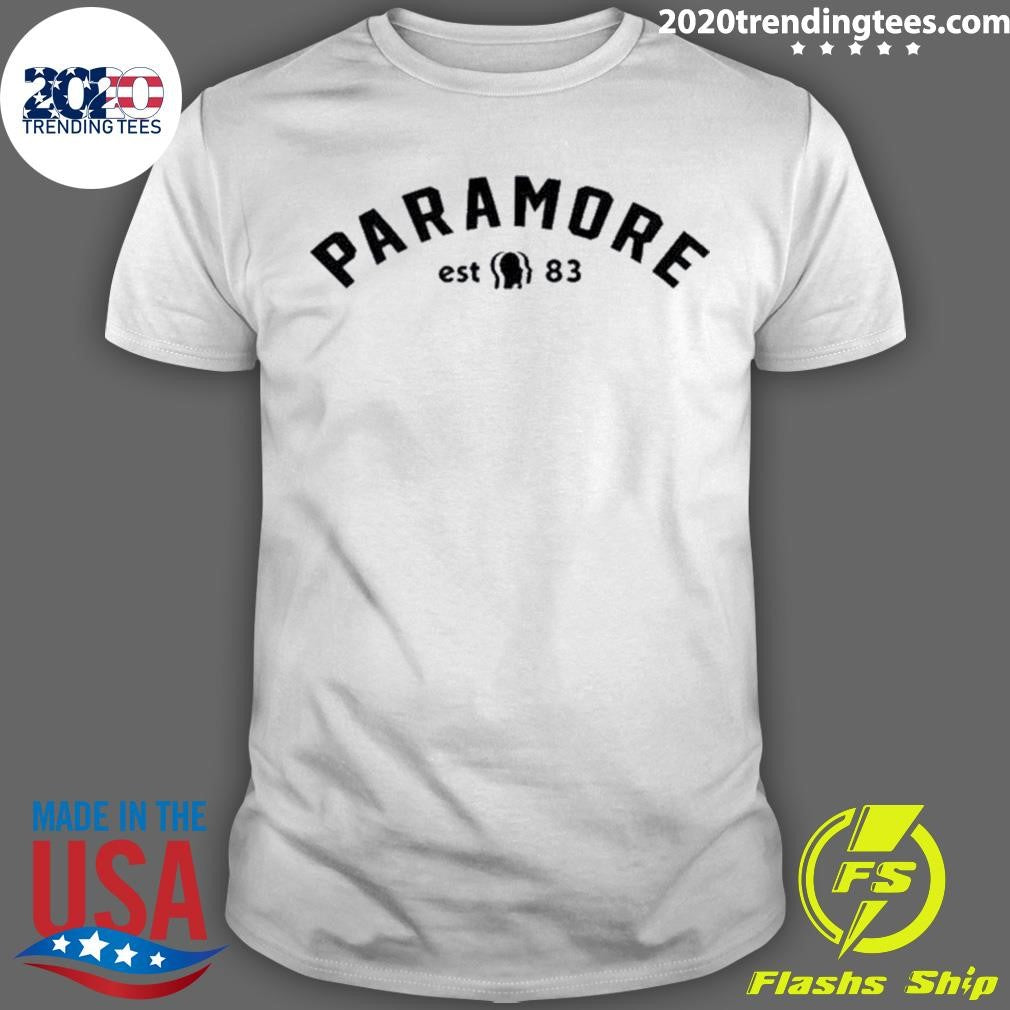 Awesome paramore Est 83 - Adult & Kids T-Shirts, Sweatshirts & Hoodies apparel design preview 1